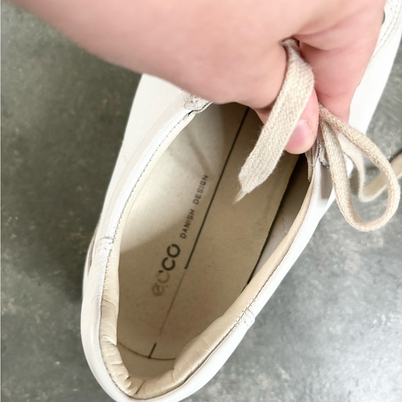 ECCO soft 7 low top leather sneaker grey size EU 37 (US 6-6.5) - Picture 8 of 9